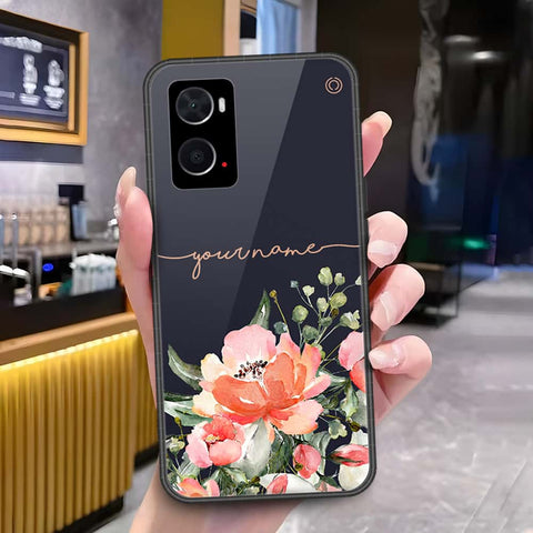 Oppo A36 Cover - Onation Your Name Series - HQ Ultra Shine Premium Infinity Glass Soft Silicon Borders Case
