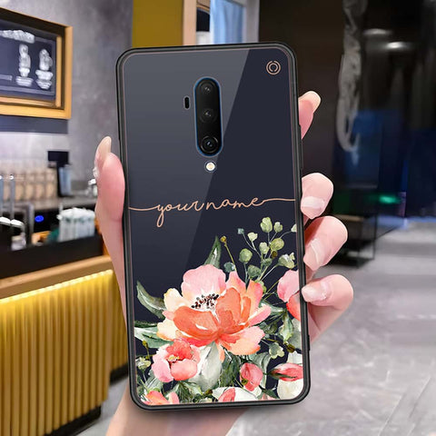 OnePlus 7T Pro Cover - Onation Your Name Series - HQ Ultra Shine Premium Infinity Glass Soft Silicon Borders Case