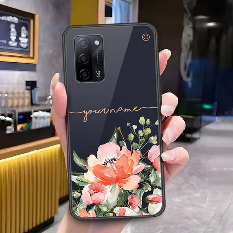 Oppo A55s Cover - Onation Your Name Series - HQ Ultra Shine Premium Infinity Glass Soft Silicon Borders Case