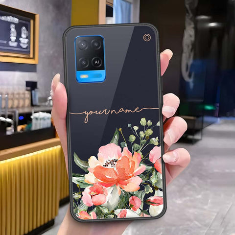 Oppo A54 4G Cover - Onation Your Name Series - HQ Ultra Shine Premium Infinity Glass Soft Silicon Borders Case