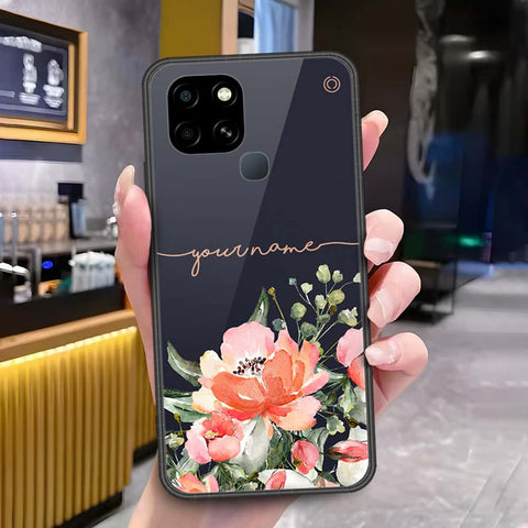 Infinix Smart 6 Cover - ONation Persian Rugs Series 2 - HQ Ultra Shine Premium Infinity Glass Soft Silicon Borders Case