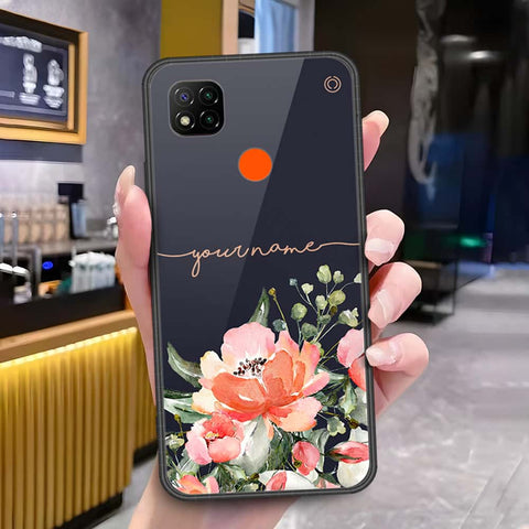 Xiaomi Redmi 9C Cover - Onation Your Name Series - HQ Ultra Shine Premium Infinity Glass Soft Silicon Borders Case