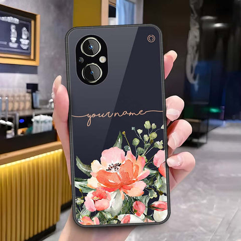 Oppo Reno 7Z 5G Cover - Onation Your Name Series - HQ Ultra Shine Premium Infinity Glass Soft Silicon Borders Case