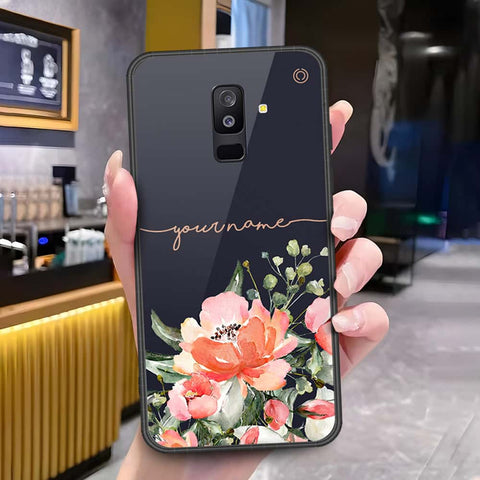 Samsung Galaxy A6 Plus 2018 Cover - Onation Your Name Series - HQ Ultra Shine Premium Infinity Glass Soft Silicon Borders Case