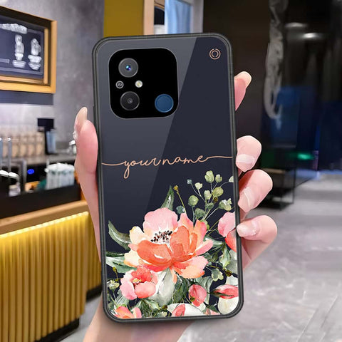 Xiaomi Poco C55 Cover - Onation Your Name Series - HQ Ultra Shine Premium Infinity Glass Soft Silicon Borders Case