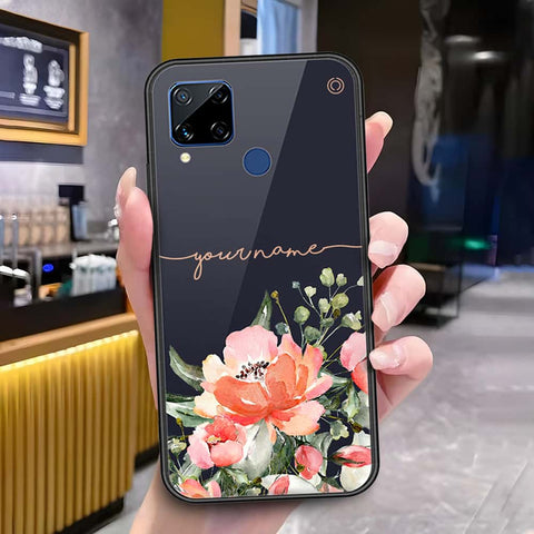 Realme C15 Cover - Onation Your Name Series - HQ Ultra Shine Premium Infinity Glass Soft Silicon Borders Case