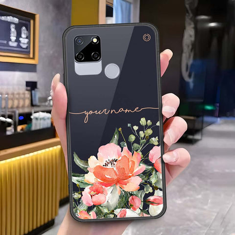 Realme C12 Cover - Onation Your Name Series - HQ Ultra Shine Premium Infinity Glass Soft Silicon Borders Case
