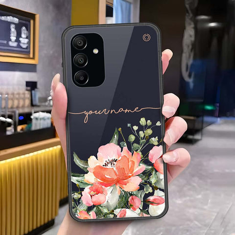 Samsung Galaxy A15 4GCover - Onation Your Name Series - HQ Ultra Shine Premium Infinity Glass Soft Silicon Borders Case