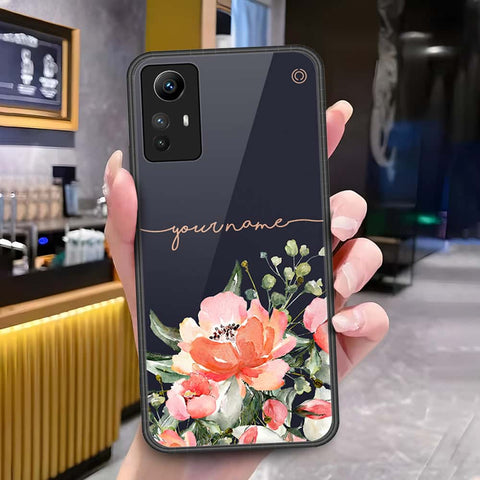 Xiaomi Redmi Note 12S Cover - Onation Your Name Series - HQ Ultra Shine Premium Infinity Glass Soft Silicon Borders Case