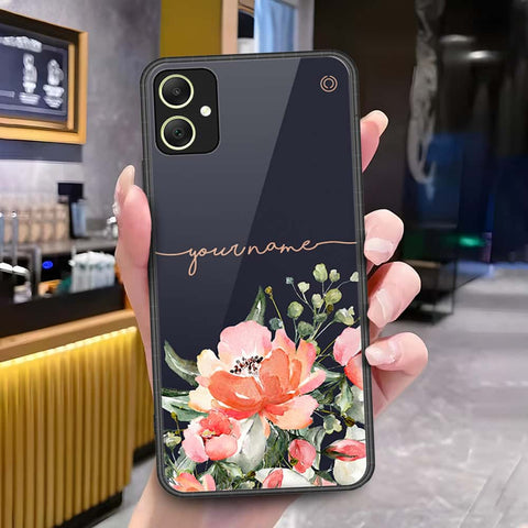 Samsung Galaxy F05 Cover - Onation Your Name Series - HQ Ultra Shine Premium Infinity Glass Soft Silicon Borders Case