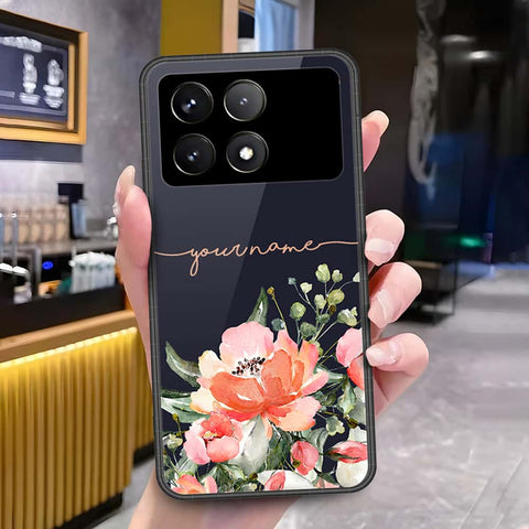 Xiaomi Poco F6 Pro Cover - Onation Your Name Series - HQ Ultra Shine Premium Infinity Glass Soft Silicon Borders Case