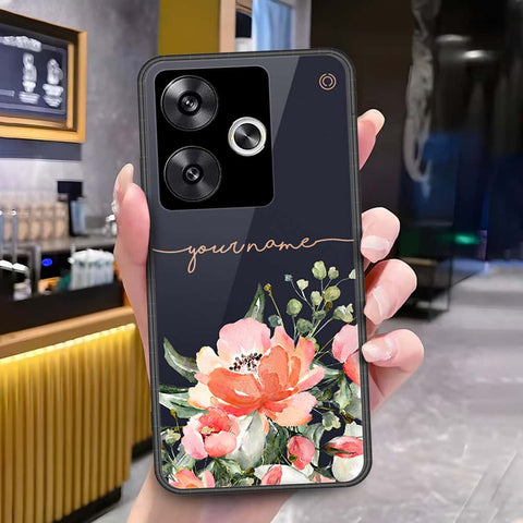 Xiaomi Poco F6 Cover - Onation Your Name Series - HQ Ultra Shine Premium Infinity Glass Soft Silicon Borders Case