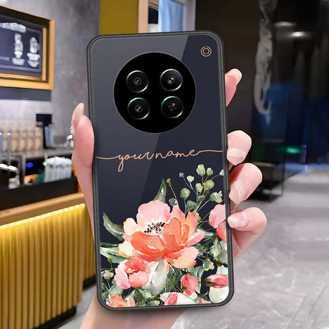 Realme 12 4GCover - Onation Your Name Series - HQ Ultra Shine Premium Infinity Glass Soft Silicon Borders Case