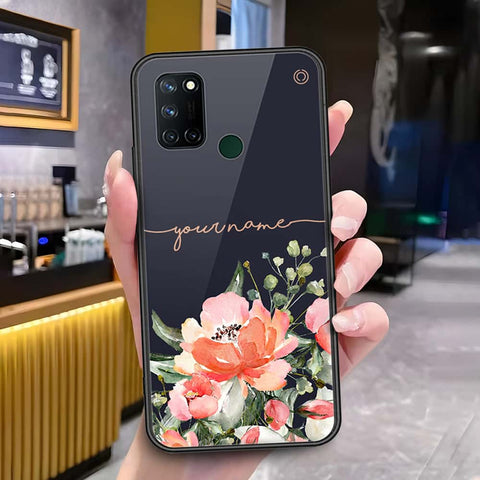Realme 7i Cover - Onation Your Name Series - HQ Ultra Shine Premium Infinity Glass Soft Silicon Borders Case