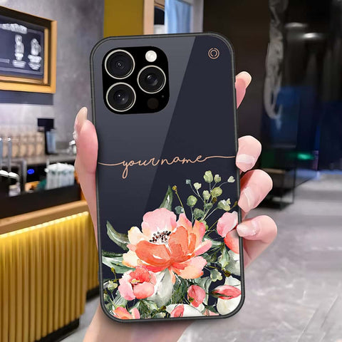 IPhone 15 Pro Max Cover - Onation Your Name Series - HQ Ultra Shine Premium Infinity Glass Soft Silicon Borders Case