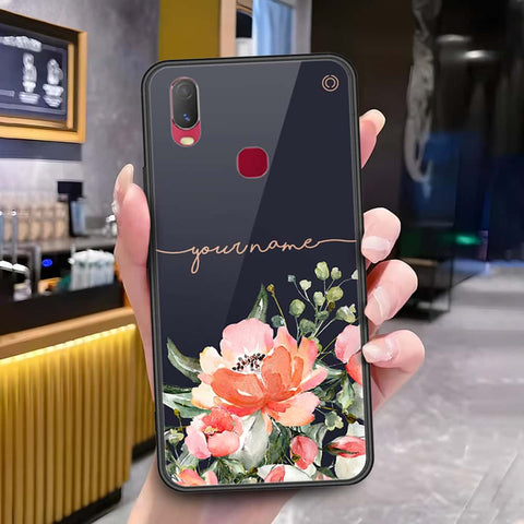 Vivo Y11 2019 Cover - Onation Your Name Series - HQ Ultra Shine Premium Infinity Glass Soft Silicon Borders Case