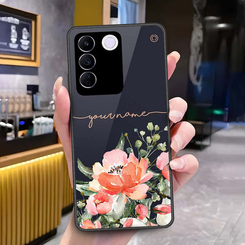 Vivo S16e Cover - Onation Your Name Series - HQ Ultra Shine Premium Infinity Glass Soft Silicon Borders Case