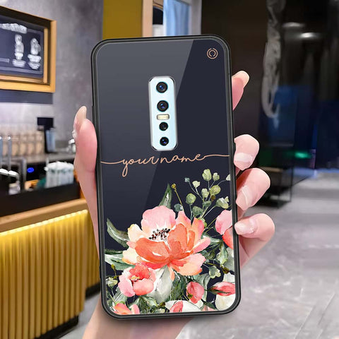 Vivo V17 Pro Cover - Onation Your Name Series - HQ Ultra Shine Premium Infinity Glass Soft Silicon Borders Case