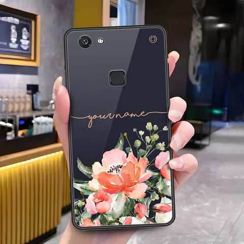 Vivo V7 Cover - Onaton Persian Rugs Series 3 - HQ Ultra Shine Premium Infinity Glass Soft Silicon Borders Case