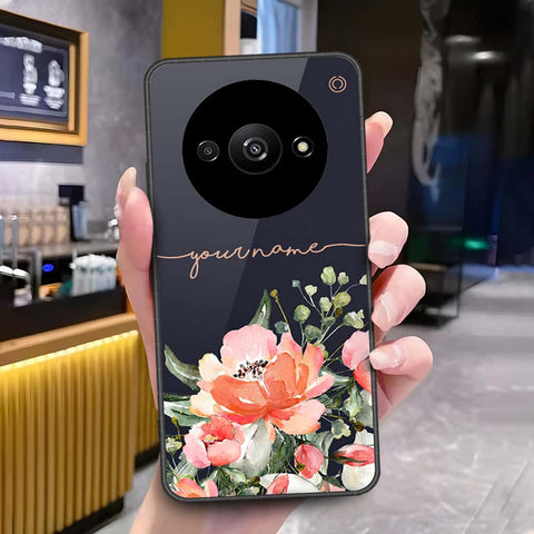 Xiaomi Redmi A3 Cover - Onation Your Name Series - HQ Ultra Shine Premium Infinity Glass Soft Silicon Borders Case