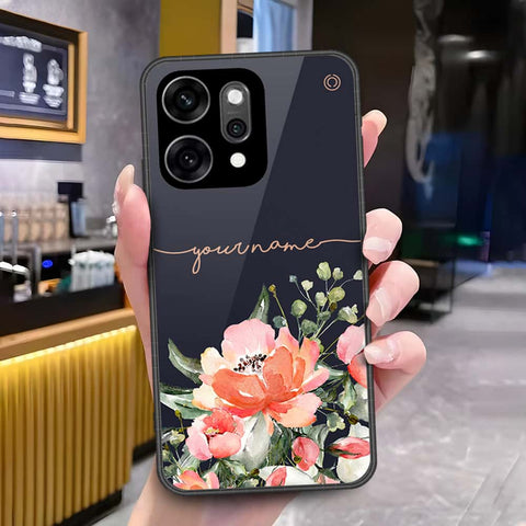 Oppo Reno 14 Pro Cover - Onation Your Name Series - HQ Ultra Shine Premium Infinity Glass Soft Silicon Borders Case