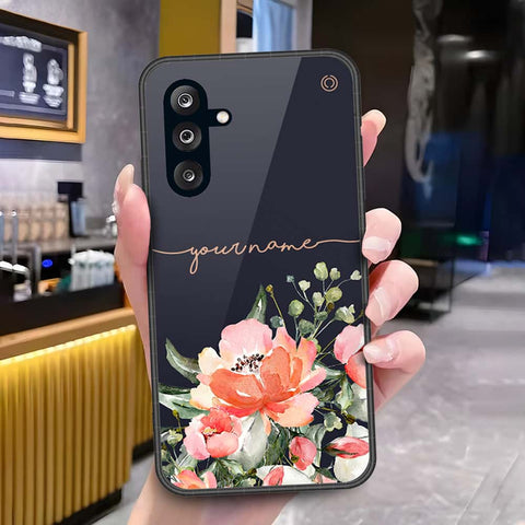 Samsung Galaxy A57 Cover - Onation Your Name Series - HQ Ultra Shine Premium Infinity Glass Soft Silicon Borders Case