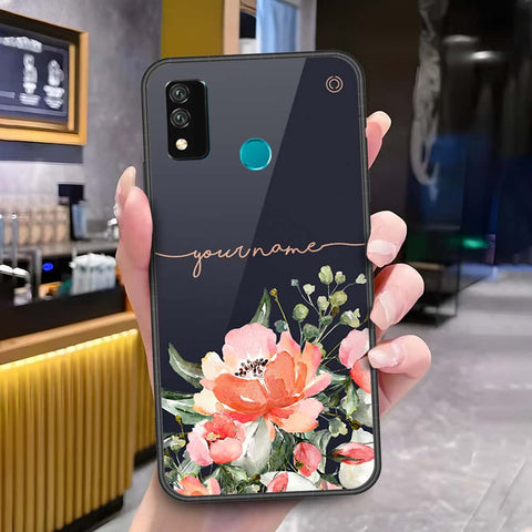 Huawei Y8s Cover - Onation Your Name Series3 - HQ Ultra Shine Premium Infinity Glass Soft Silicon Borders Case