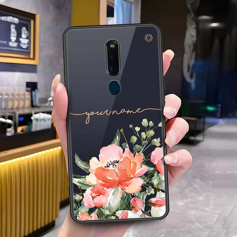 Oppo R19 Cover - Onation Your Name Series - HQ Ultra Shine Premium Infinity Glass Soft Silicon Borders Case