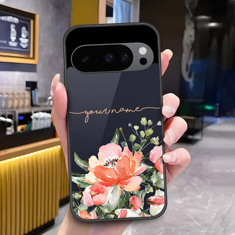 Google Pixel 9 Pro XL Cover - Onation Your Name Series - HQ Ultra Shine Premium Infinity Glass Soft Silicon Borders Case