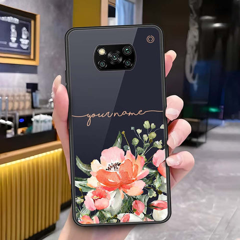 Xiaomi Poco X3 Pro Cover - Onation Your Name Series - HQ Ultra Shine Premium Infinity Glass Soft Silicon Borders Case
