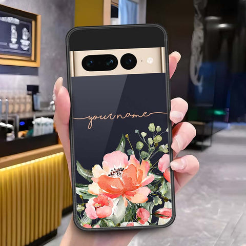 Google Pixel 7 Pro Cover - Onation Your Name Series3 - HQ Ultra Shine Premium Infinity Glass Soft Silicon Borders Case
