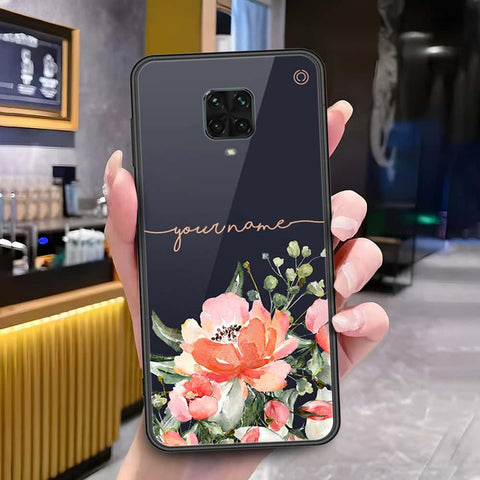 Xiaomi Redmi Note 9S Cover - Onation Your Name Series - HQ Ultra Shine Premium Infinity Glass Soft Silicon Borders Case