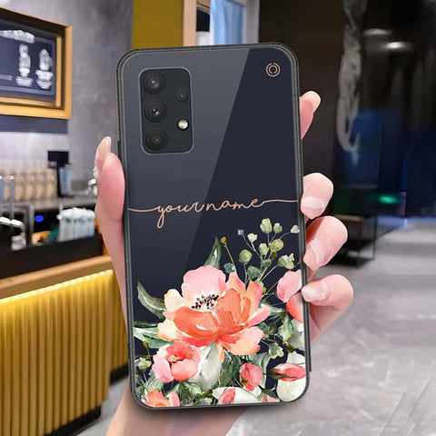 Samsung Galaxy A32 Cover - Onation Your Name Series - HQ Ultra Shine Premium Infinity Glass Soft Silicon Borders Case