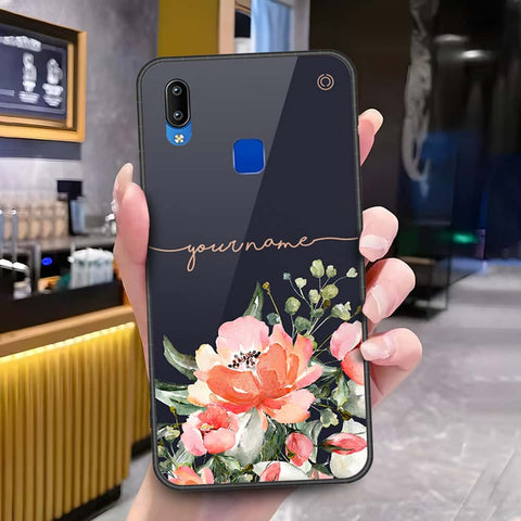 Vivo Y90 Cover - Onation Your Name Series - HQ Ultra Shine Premium Infinity Glass Soft Silicon Borders Case