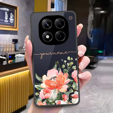 Xiaomi Redmi Note 14 Pro 4G Cover - Onation Your Name Series - HQ Ultra Shine Premium Infinity Glass Soft Silicon Borders Case