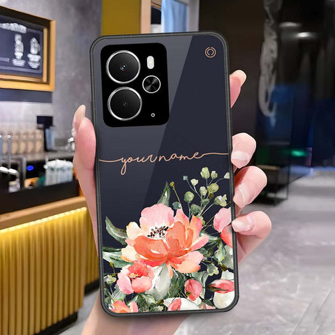 Realme 14 Cover - Onation Your Name Series3 - HQ Ultra Shine Premium Infinity Glass Soft Silicon Borders Case