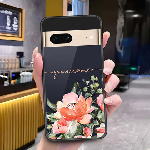 Google Pixel 7 Cover - Onation Your Name Series3 - HQ Ultra Shine Premium Infinity Glass Soft Silicon Borders Case