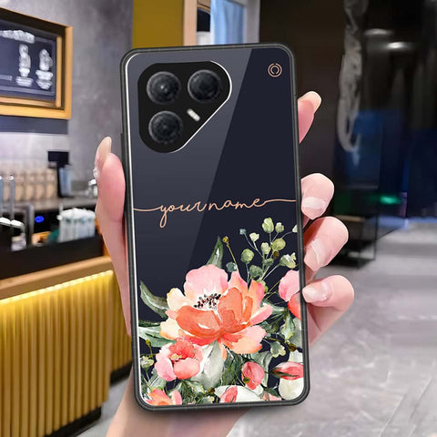 Tecno Pova 7 4G Cover - Onation Your Name Series3 - HQ Ultra Shine Premium Infinity Glass Soft Silicon Borders Case