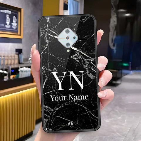 Vivo Y51 (2020 September) Cover - Onation Your Name Series - HQ Ultra Shine Premium Infinity Glass Soft Silicon Borders Case
