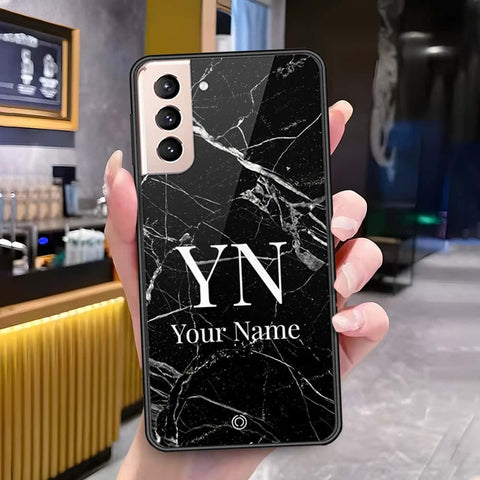 Samsung Galaxy S21 5G Cover - Onation Your Name Series - HQ Ultra Shine Premium Infinity Glass Soft Silicon Borders Case