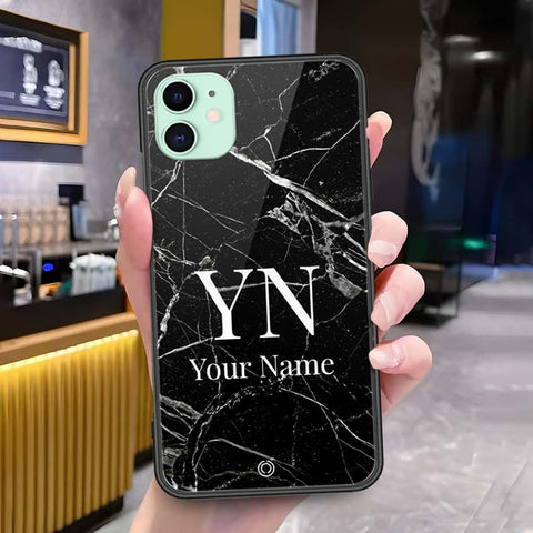 iPhone 11 - Onation Your Name Series - HQ Ultra Shine Premium Infinity Glass Soft Silicon Borders Case