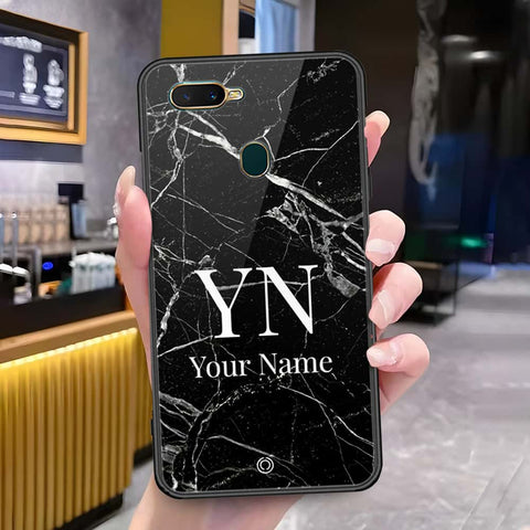 Oppo A12 Cover - Onation Your Name Series - HQ Ultra Shine Premium Infinity Glass Soft Silicon Borders Case