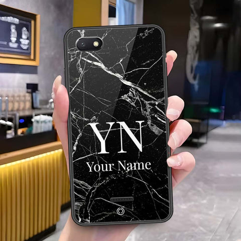 Xiaomi Redmi 6A Cover - Onation Your Name Series - HQ Ultra Shine Premium Infinity Glass Soft Silicon Borders Case
