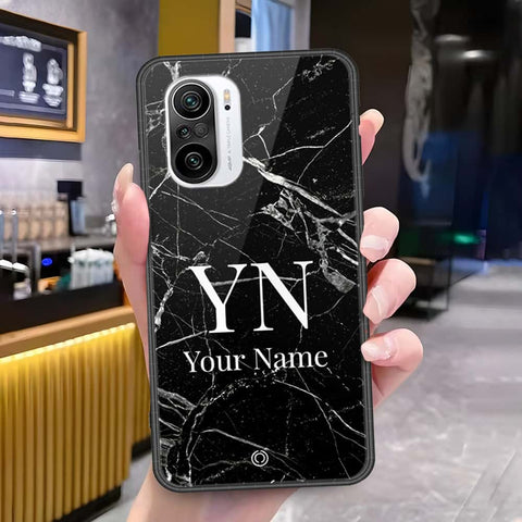 Xiaomi Redmi K40 Cover - Onation Your Name Series - HQ Ultra Shine Premium Infinity Glass Soft Silicon Borders Case