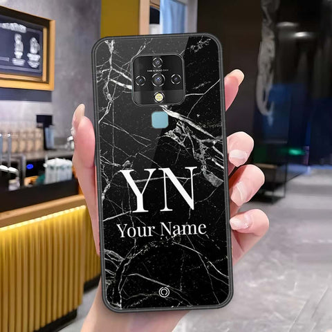 Tecno Camon 16 Pro Cover - Onation Your Name Series - HQ Ultra Shine Premium Infinity Glass Soft Silicon Borders Case