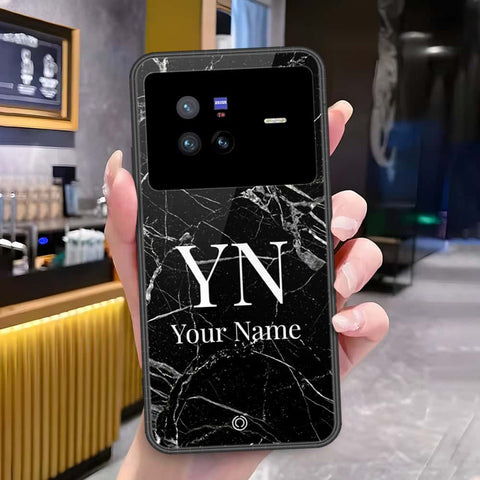 Vivo X80 Cover - Onation Your Name Series - HQ Ultra Shine Premium Infinity Glass Soft Silicon Borders Case