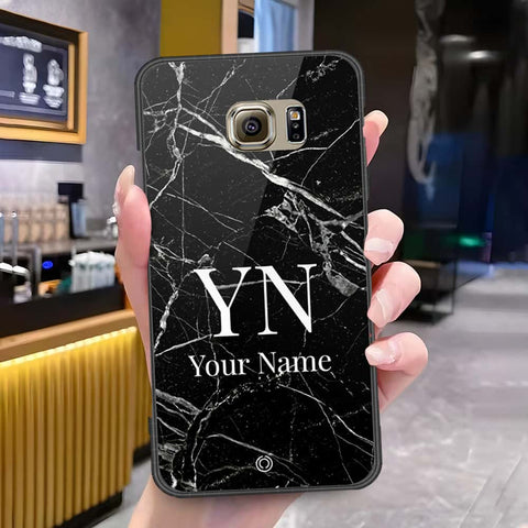 Samsung Galaxy S6 Cover - Onation Your Name Series - HQ Ultra Shine Premium Infinity Glass Soft Silicon Borders Case
