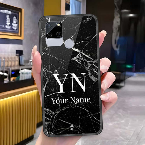 Realme C12 Cover - Onation Your Name Series - HQ Ultra Shine Premium Infinity Glass Soft Silicon Borders Case