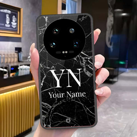 Xiaomi 14 Ultra Cover - Onation Your Name Series - HQ Ultra Shine Premium Infinity Glass Soft Silicon Borders Case