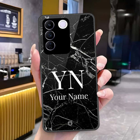 Vivo S16e Cover - Onation Your Name Series - HQ Ultra Shine Premium Infinity Glass Soft Silicon Borders Case